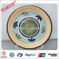 10.5''Decal Stoneware Plates Wholesale/China Supplier Machines For Making Plates/Unique Hand-printing Catering Dinner Plates